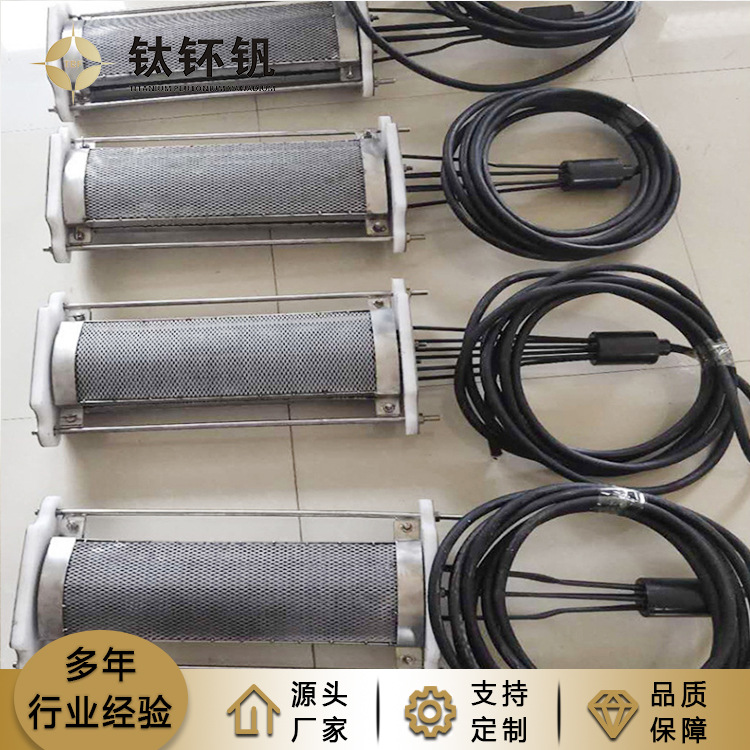 鈦陽極能極大的提高電流密度！